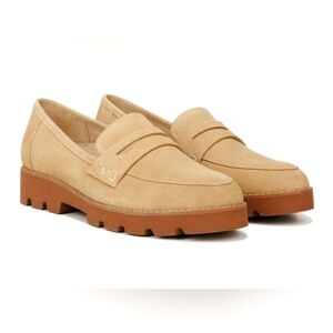 Women's Vionic Cheryl II Tan Suede Penny Loafer Size 7